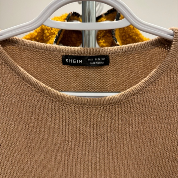 SHEIN knitted beige sweater (S) - Picture 3 of 4